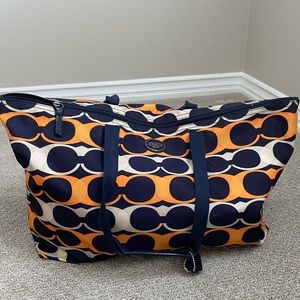 Large Coach tote bag